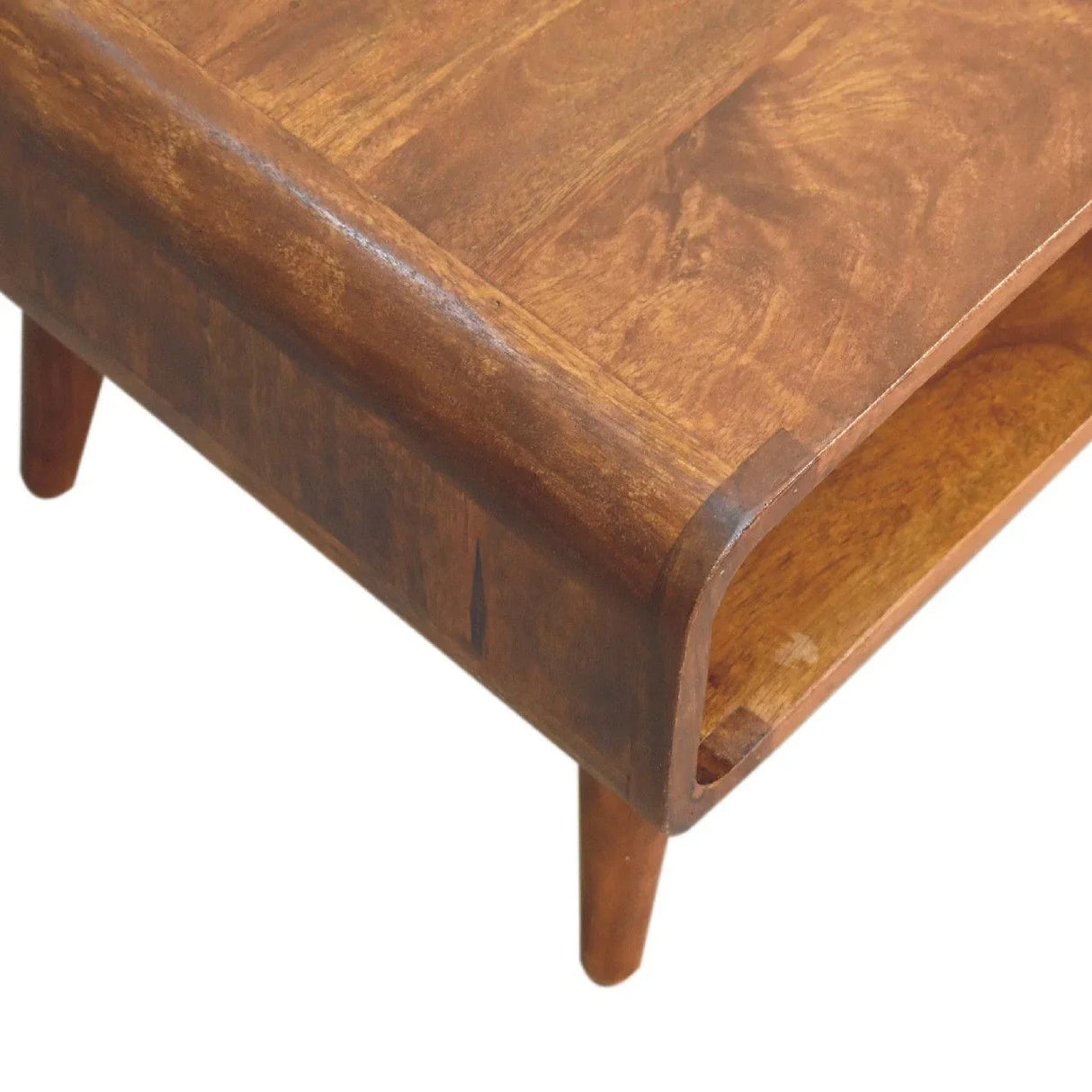 Solid Wood Open Media Unit - Furniture Home Direct