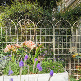 Metal Garden Rustproof Trellis For Climbing Plants Outdoor Flower Support - Furniture Home Direct