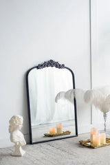 Arch Mirror, Baroque Inspired Wall Decor For Bathroom, Bedroom, Living Room - Furniture Home Direct
