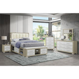 Messa - Bed With Storage Features And LED Lighting - Furniture Home Direct