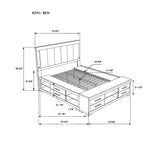 Emilia - Bed With Storage And LED Lighting - Furniture Home Direct