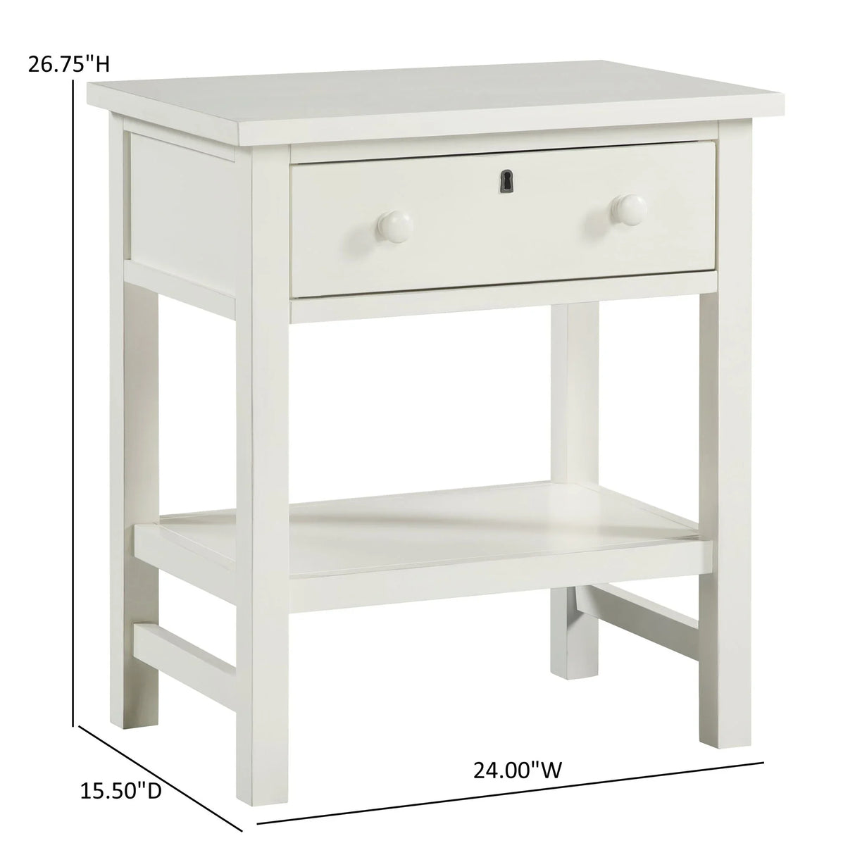 Finley - 1 Drawer Storage Nightstand