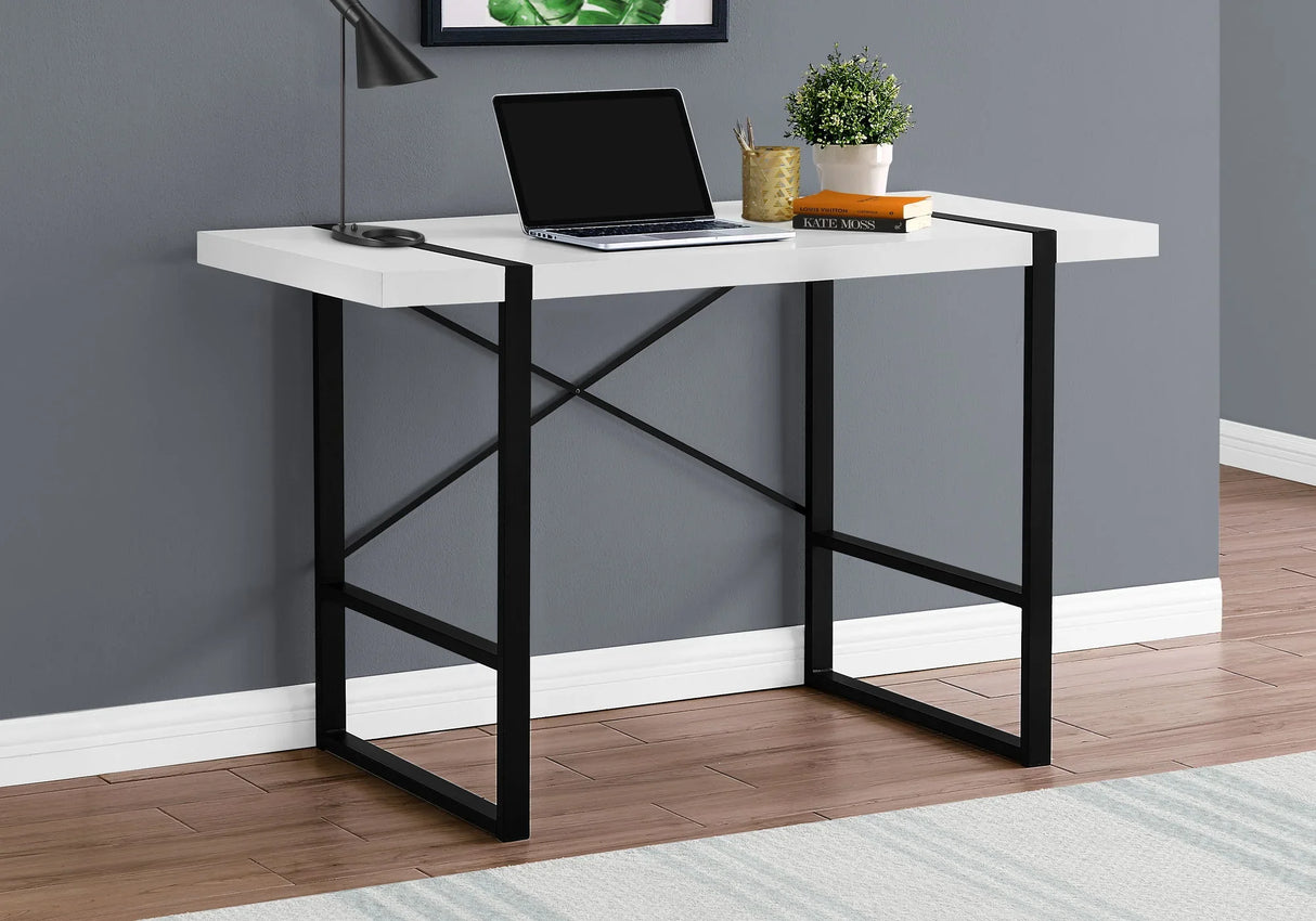 Industrial Design Computer Desk For Home Office, Laptop - Furniture Home Direct