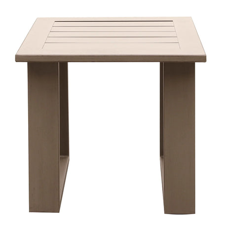 Traditional Style Outdoor Square End Table - Furniture Home Direct