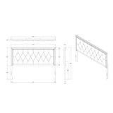 Chloe - Elegant Design Bed - Furniture Home Direct