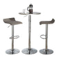 Ale - 3 Piece Bar Set Bistro Round Contemporary Adjustable Oval Footrest - Furniture Home Direct