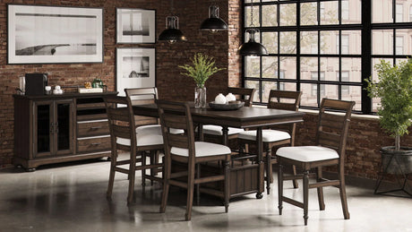 Counter Height Dining Table - Coffee - Furniture Home Direct