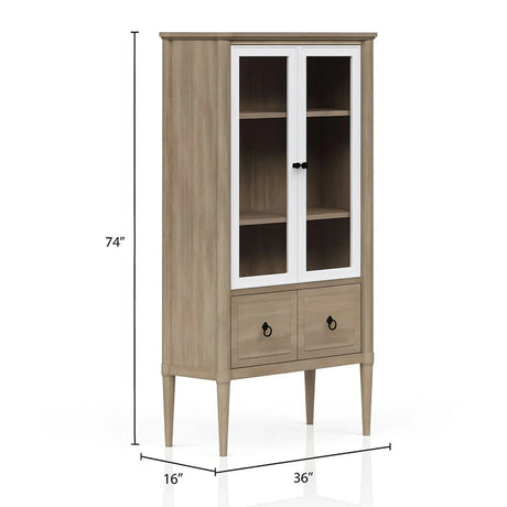 Display Bookcase Colored - Sand - Furniture Home Direct