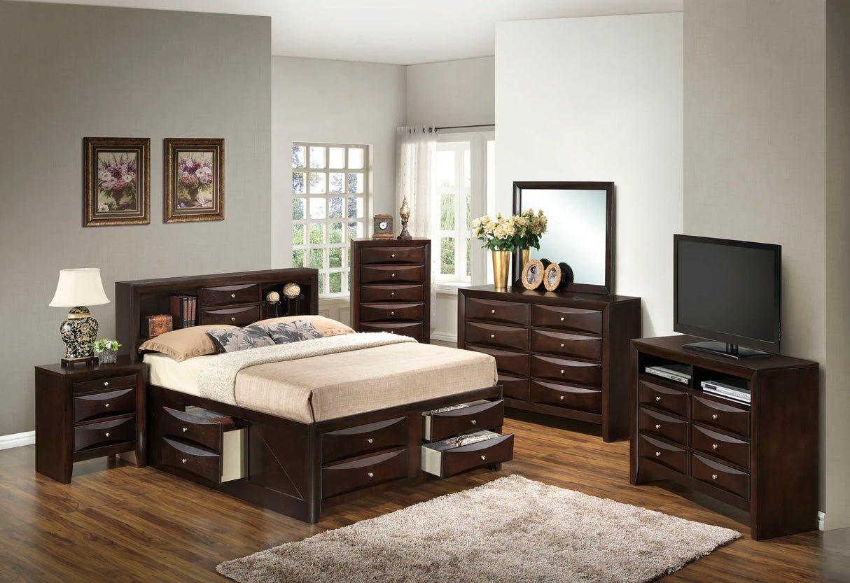 Marilla - Storage Bed With Bookcase Headboard - Furniture Home Direct