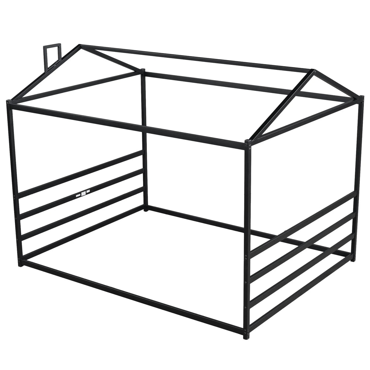 Metal House Shape Platform Bed - Furniture Home Direct