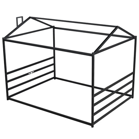Metal House Shape Platform Bed - Furniture Home Direct