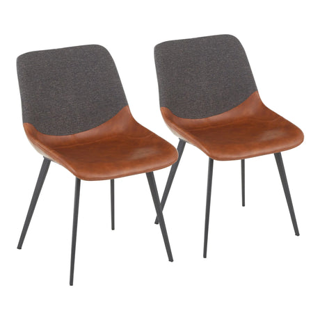 Outlaw - Industrial Two Tone Chair (Set of 2) - Furniture Home Direct
