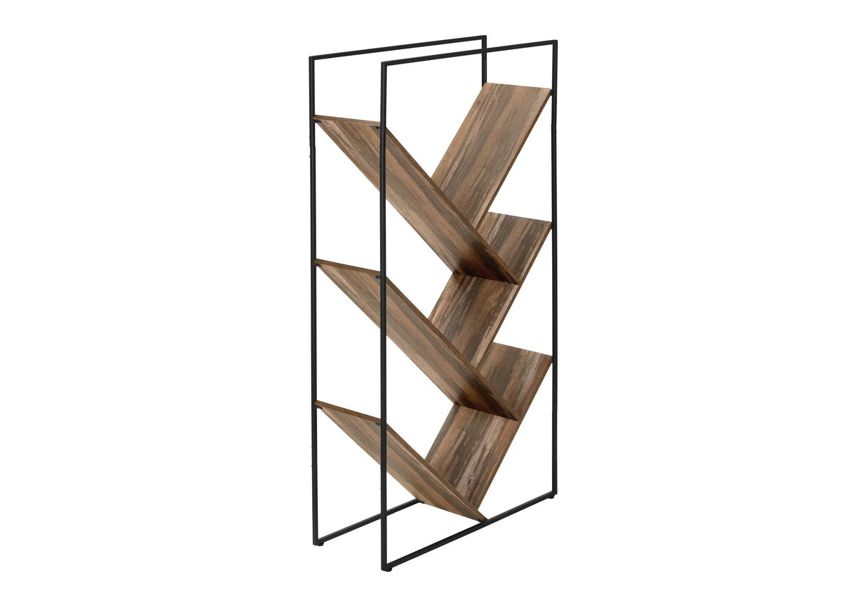 Bookshelf, Bookcase, Etagere, 3 Tier, Office, Contemporary & Modern - Furniture Home Direct