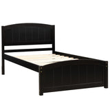 Platform Bed & Headboard, Footboard And Wood Slat Support - Furniture Home Direct