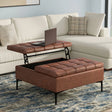 Laura - Lift Top Storage Ottoman - Furniture Home Direct