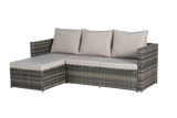 4 Piece Patio Sectional Set With Coffee Table - Gray - Furniture Home Direct
