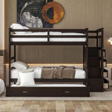 Bunk Bed With Trundle And Staircase - Furniture Home Direct