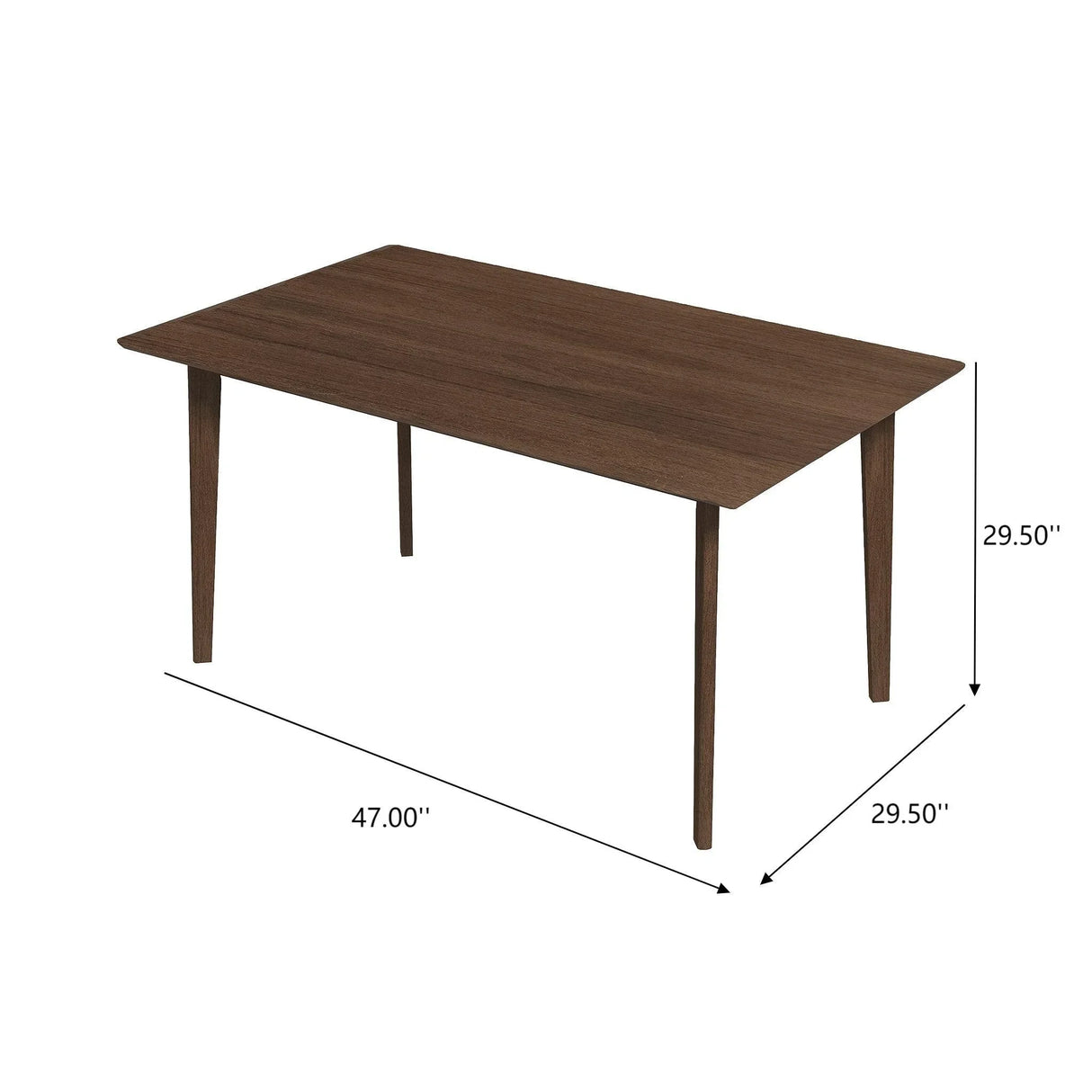 Levi - Modern Style Rectangular Dining Kitchen Table - Furniture Home Direct