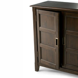 Burlington - Handcrafted Low Storage Cabinet - Furniture Home Direct