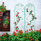 Metal Garden Trellis Rustproof Trellis For Climbing Plant Outdoor Flower Support - Furniture Home Direct