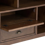 Redmond - TV Media Stand - Rustic Natural Aged Brown - Furniture Home Direct