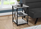 3 Tier Accent Table, Side Marble Look Contemporary & Modern - Furniture Home Direct
