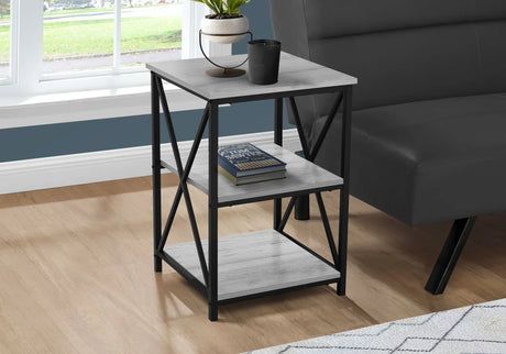 3 Tier Accent Table, Side Marble Look Contemporary & Modern - Furniture Home Direct