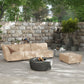 Cleo - Modular Upholstered Deep Seating Patio Armless Loveseat - Furniture Home Direct