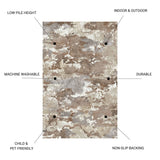 Sphinx - Washable Non - Slip Accent Rug Indoor & Outdoor - Furniture Home Direct
