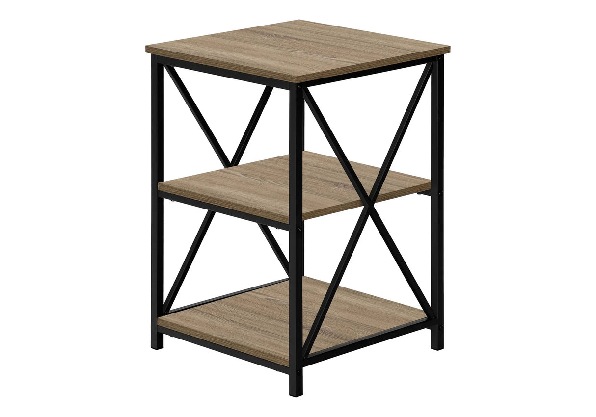 3 Tier Accent Table, Side Marble Look Contemporary & Modern - Furniture Home Direct