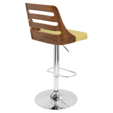 Trevi - Mid Century Modern Adjustable Barstool With Swivel - Furniture Home Direct