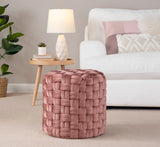 Braided - Versatile Round Ottoman - Furniture Home Direct
