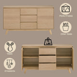 Kasem - Server - Oak - Furniture Home Direct
