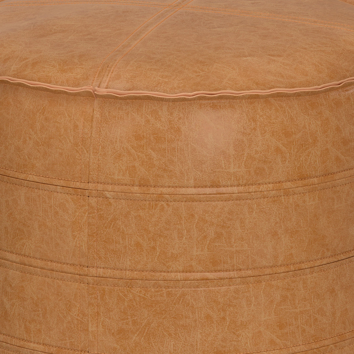 Brody - Round Pouf - Furniture Home Direct