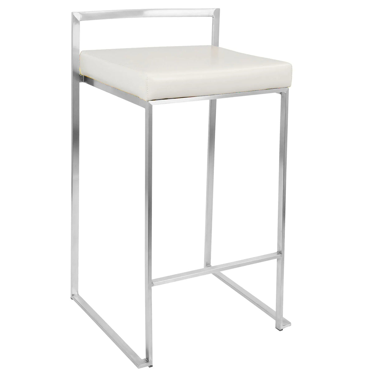 Fuji - Contemporary, Stackable Elegant Counter Stool (Set of 2) - Furniture Home Direct
