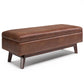Owen - Upholstered Rectangular Storage Ottoman - Furniture Home Direct