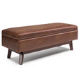 Owen - Upholstered Rectangular Storage Ottoman - Furniture Home Direct