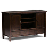 Warm Shaker - TV Media Stand Handcrafted - Furniture Home Direct