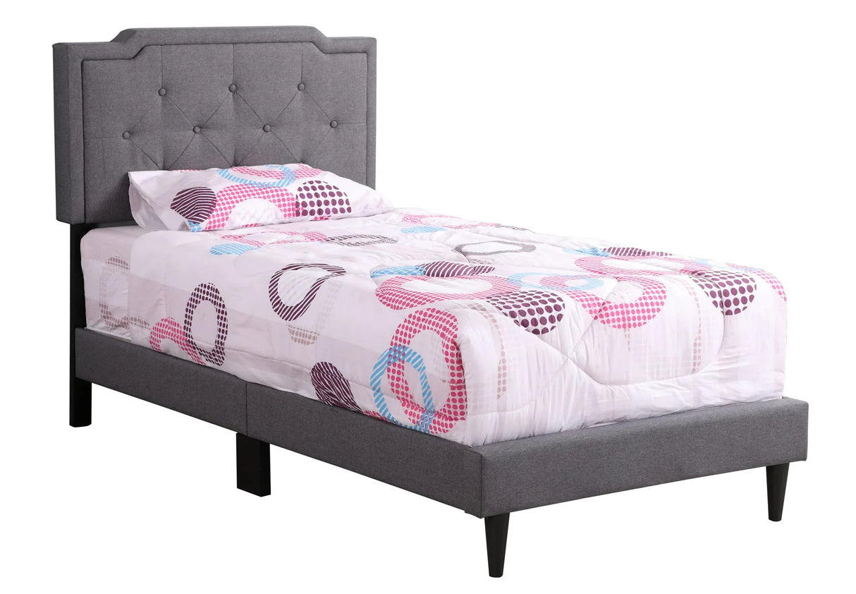 Button Tufted Bed Charming For Cozy Spaces - Furniture Home Direct