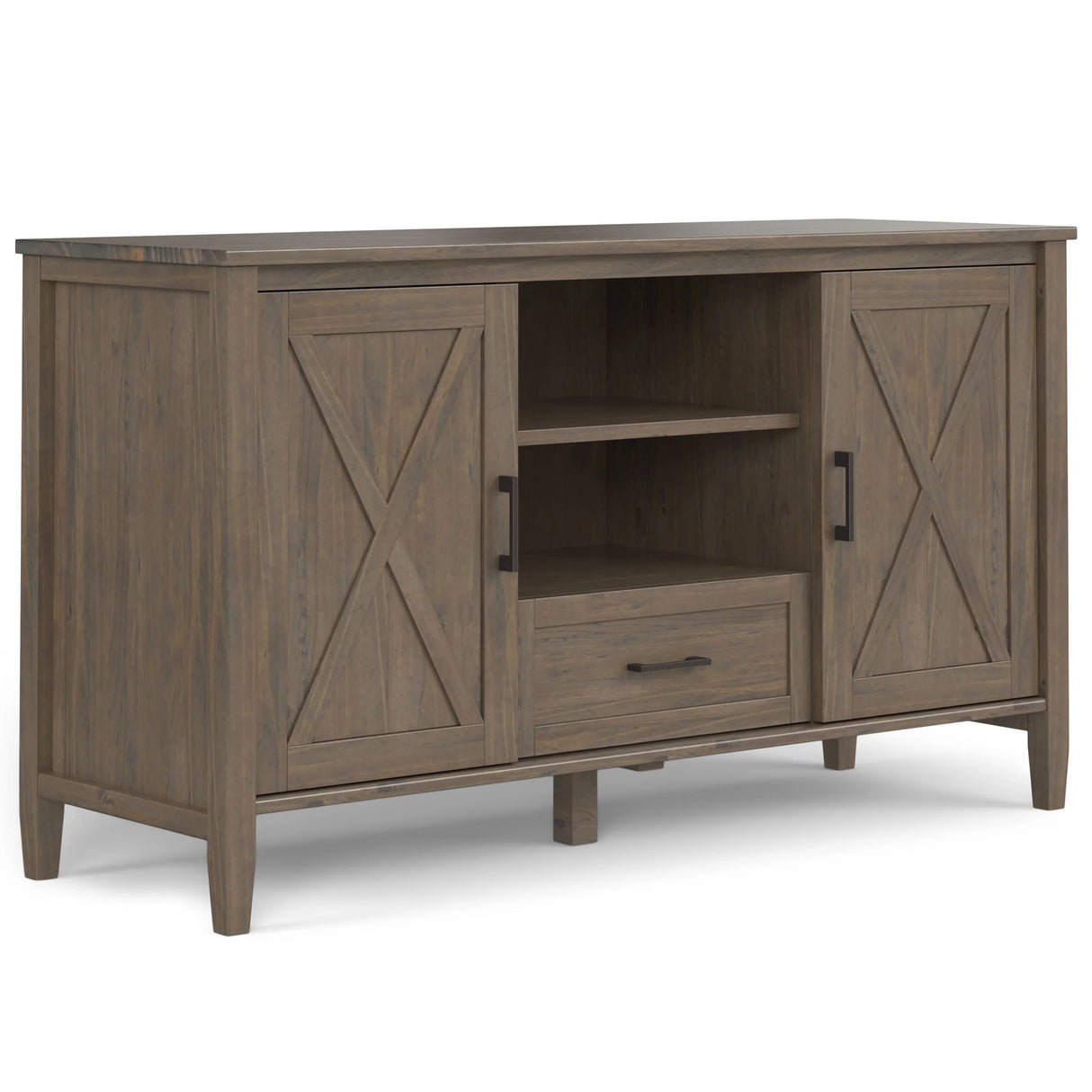 Ela - Medium TV Stand - Smoky Brown - Furniture Home Direct