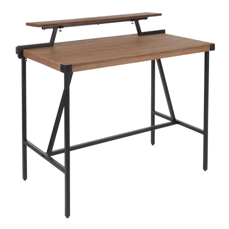 Gia - Industrial Counter Table - Furniture Home Direct