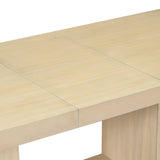 Dining Set Extendable Pedestal Table Bench And Chairs Beige - Furniture Home Direct