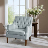 Qwen - Button Tufted Accent Chair - Furniture Home Direct