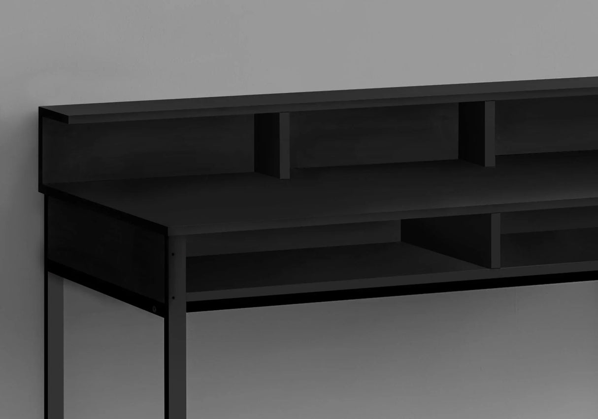 Computer Desk For Home Office, Standing, Storage Shelves, Laptop, Contemporary & Modern - Furniture Home Direct