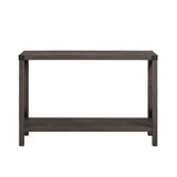 Farmhouse Metal X Table With Lower Shelf - Furniture Home Direct