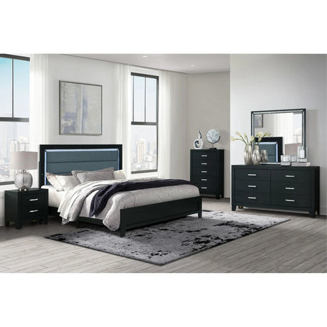 Carlos - Mirror - Black - Furniture Home Direct