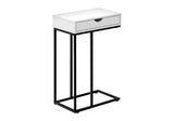 Accent Table, C - Shaped Contemporary & Modern Versatile Design - Furniture Home Direct