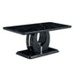 Modern Minimalist Pattern Sticker Rectangular Coffee Table With Elegant Design And Moderate Size - Furniture Home Direct