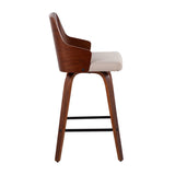Ariana - Mid Century Modern Counter Stool (Set of 2) - Furniture Home Direct