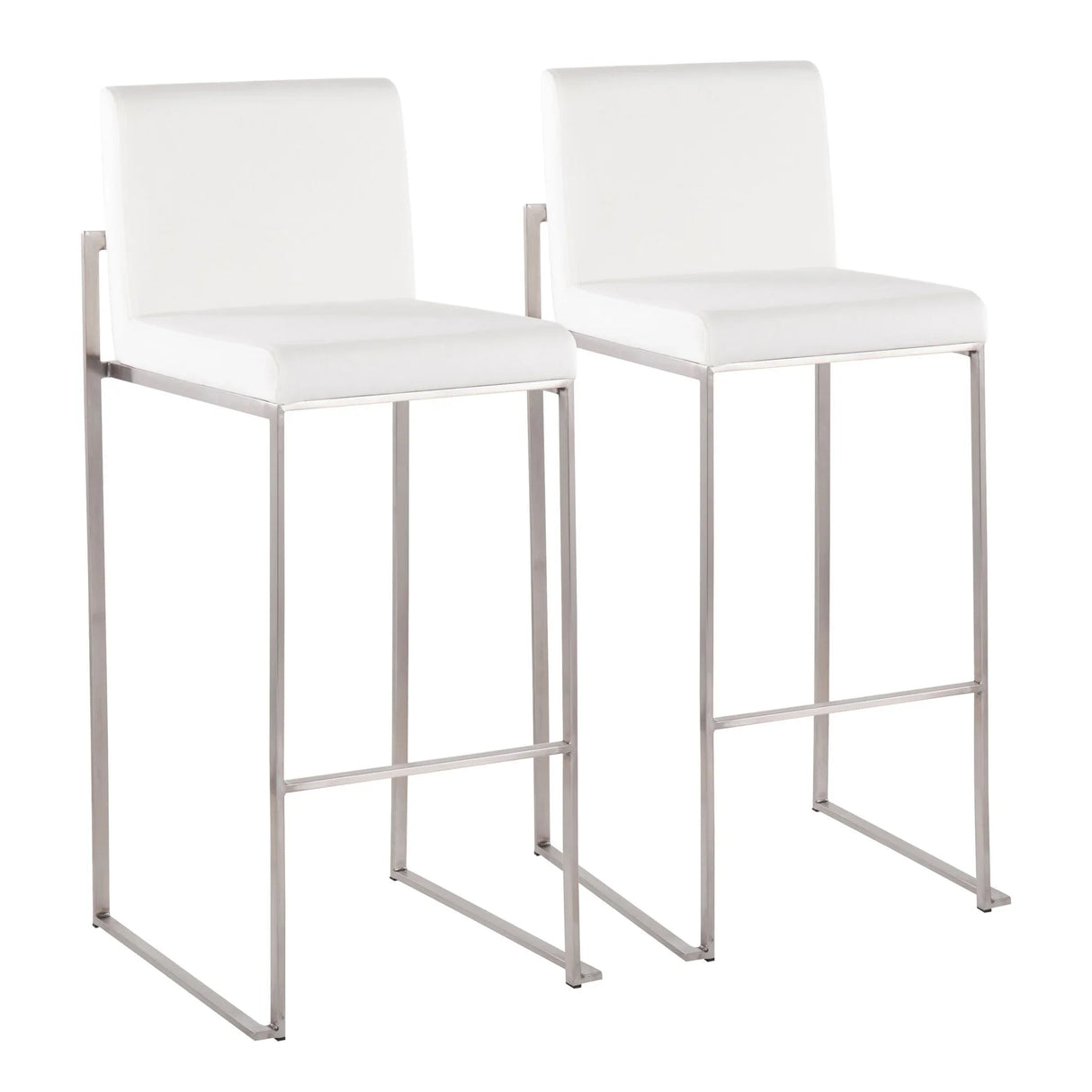 Fuji - Contemporary And Modern Elegance High Back Barstool - Furniture Home Direct